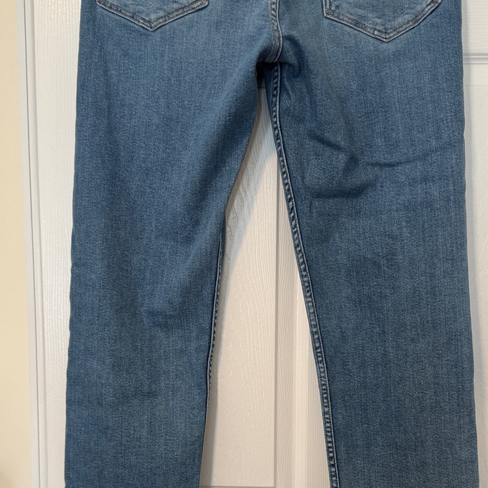 MOTHER Denim The Tomcat Flood Fray Women’s Size 32 ‘TASTY WAVES’ Color - Picture 9 of 13